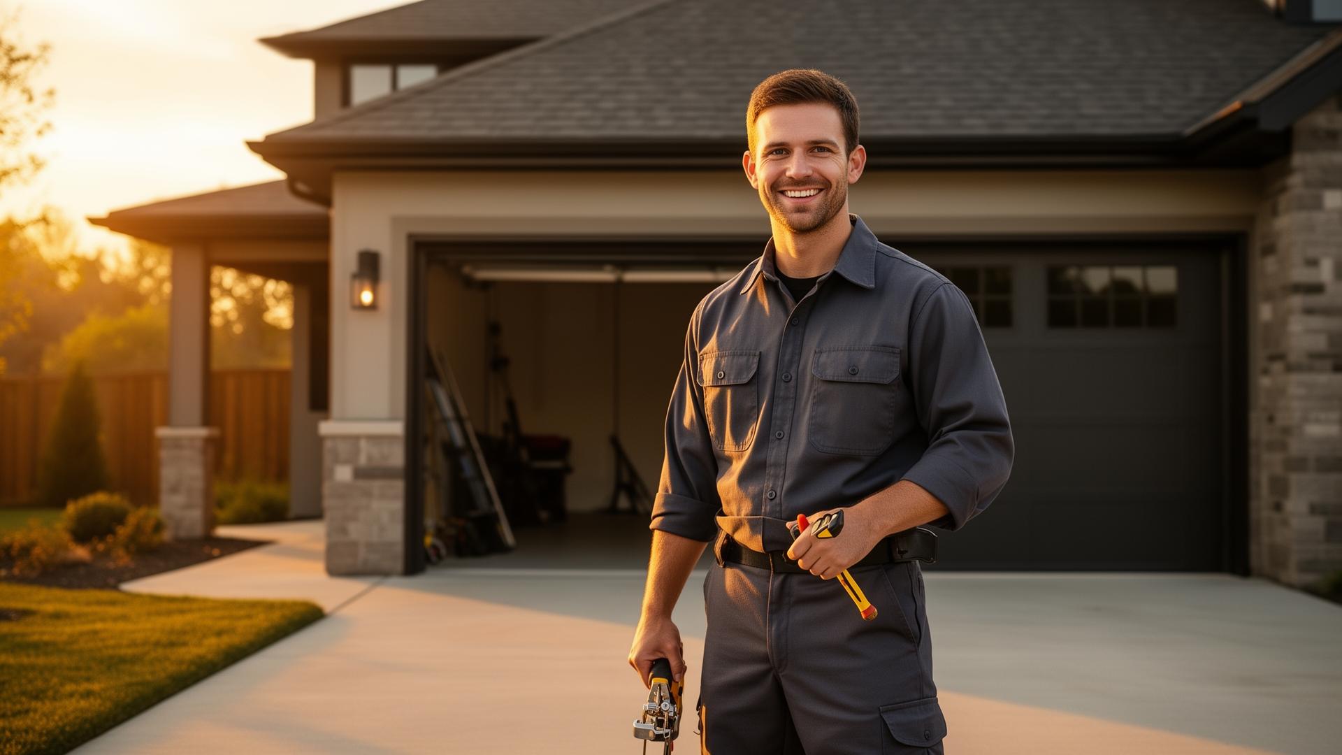 Garage Door Metro Laval technician ready for same-day service